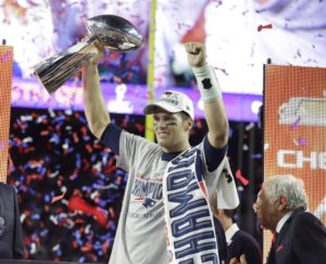 Tom Brady wins his third Superbowl in 2004 with the New England Patriots