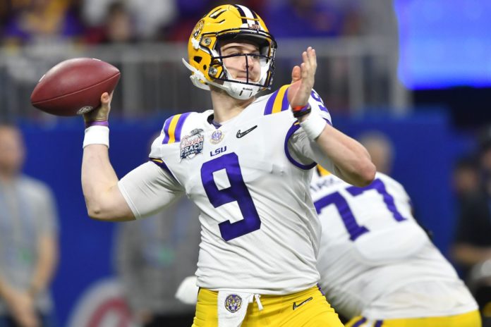 Joe Burrow of LSU is one of the top quarterbacks in the 2020 NFL Draft